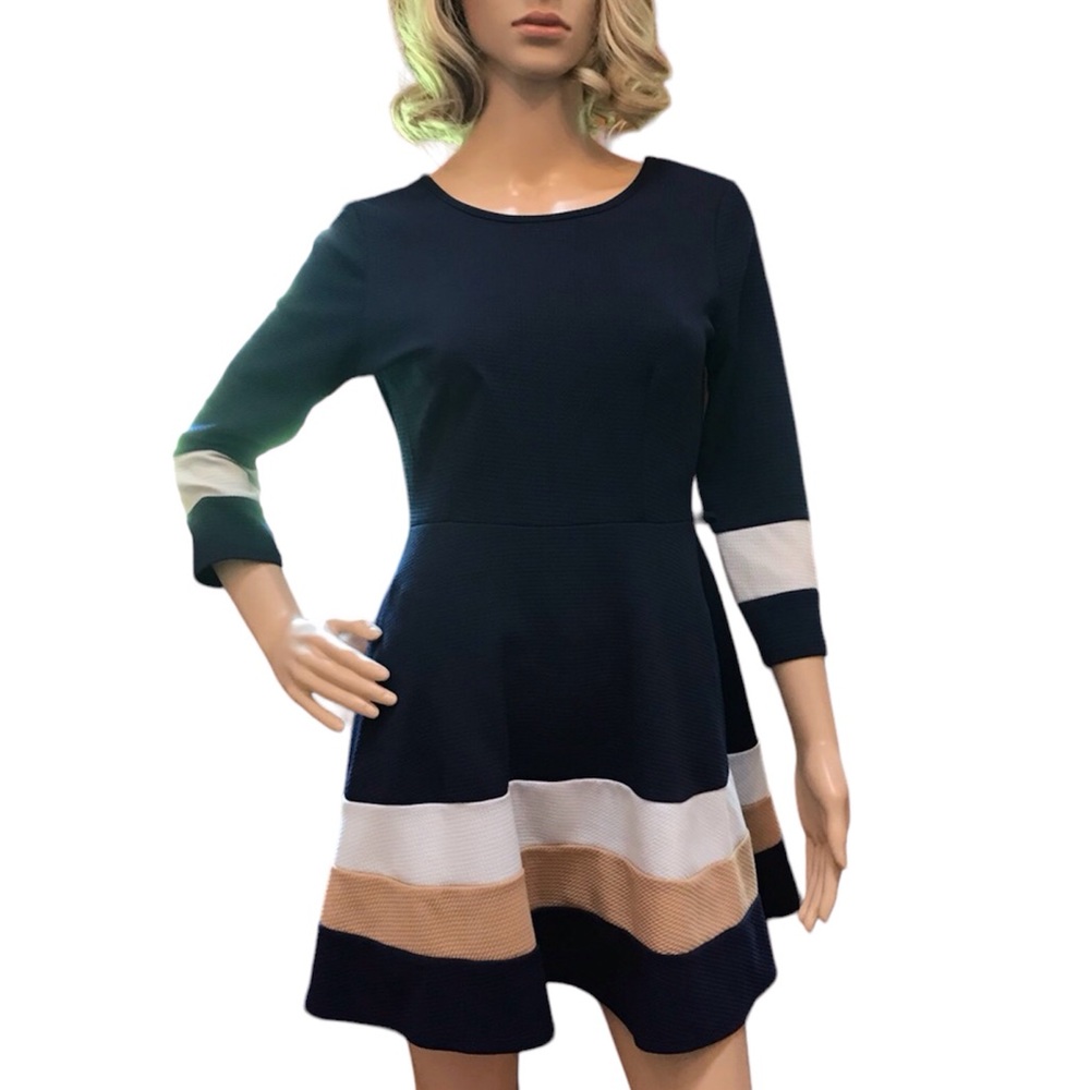Alt. B Textured Mini Dress - Picture 2 of 9